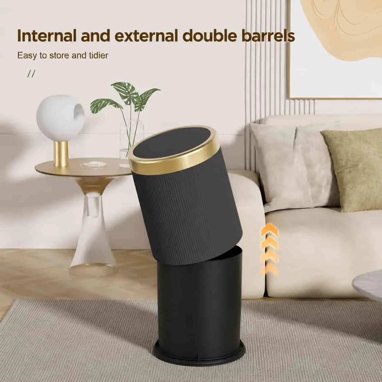 Premium Modern Nordic Style Dustbin